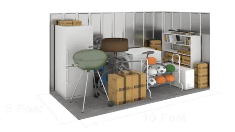 5x10 or smaller storage unit at Valora Storage – Lubbock