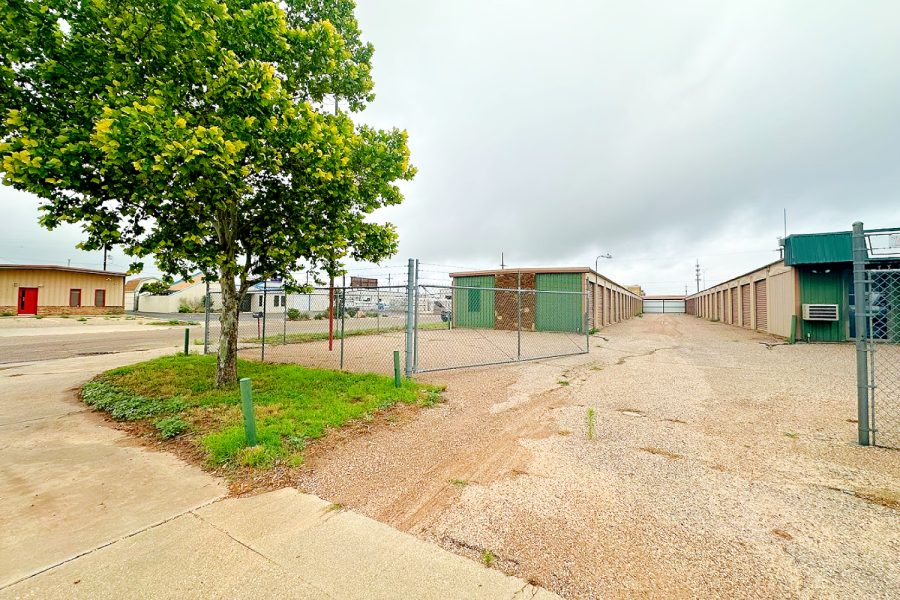 Secure fenced storage grounds at Valora Storage
